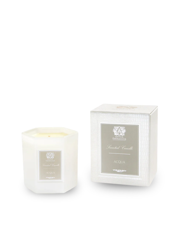 Antica Farmacista Acqua candle packaging