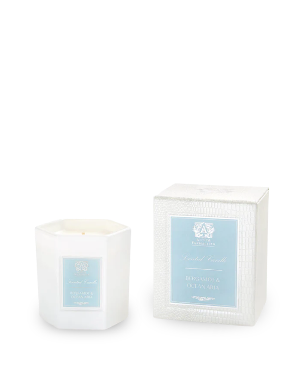Antica Farmacista Bergamot & Ocean Aria candle packaging