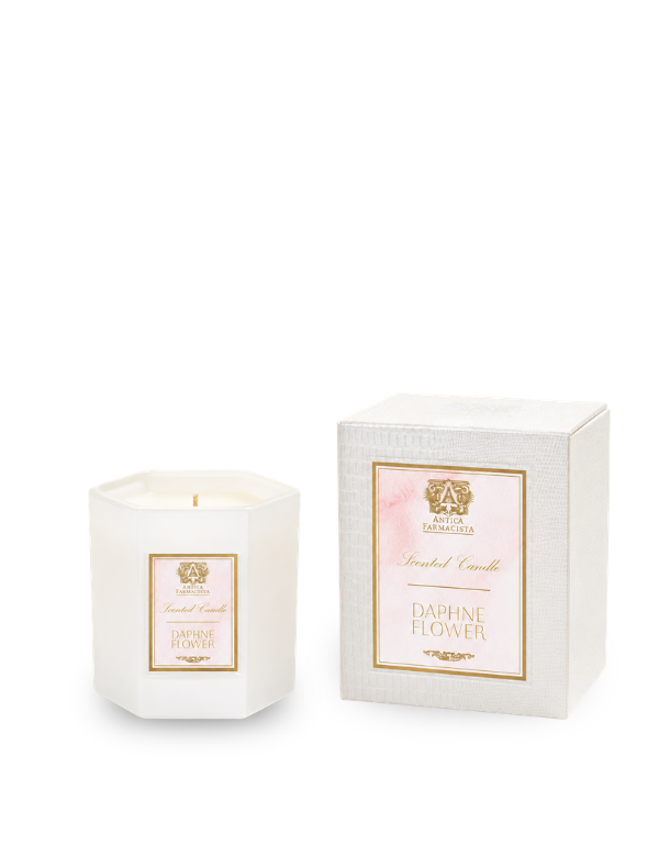 Antica Farmacista Daphne Flower candle packaging