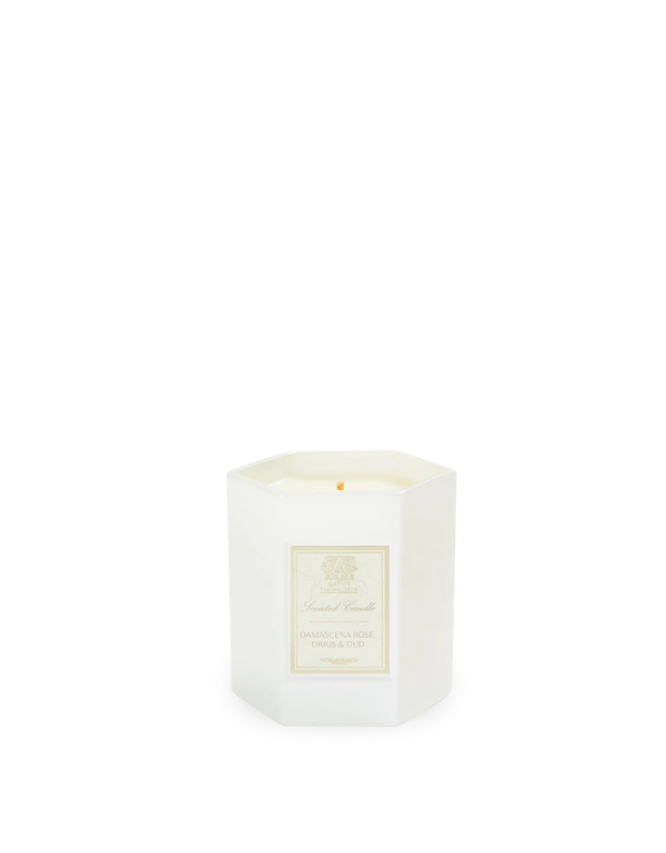 Antica Farmacista Damascena Rose, Orris & Oud 9oz Hexagonal Candle