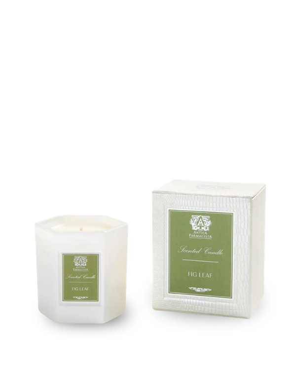 Antica Farmacista Fig Leaf candle packaging