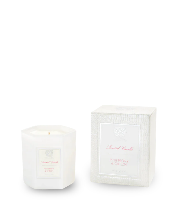 Antica Farmacista Pink Peony & Citron candle packaging