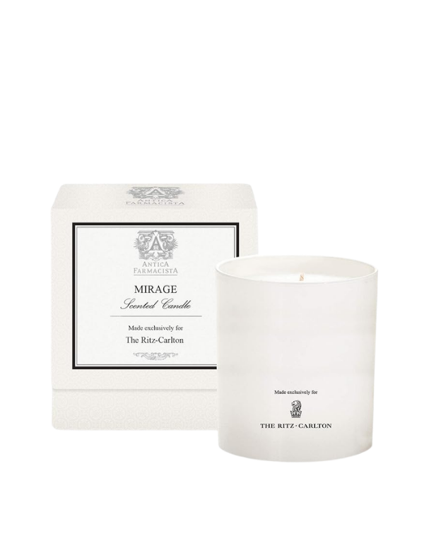 Antica Farmacista Rancho Mirage Prosecco Limited Edition candle packaging