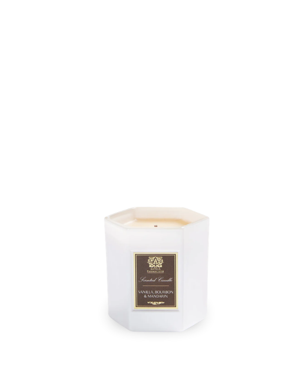 Antica Farmacista Vanilla, Bourbon & Mandarin 9oz Hexagonal Candle