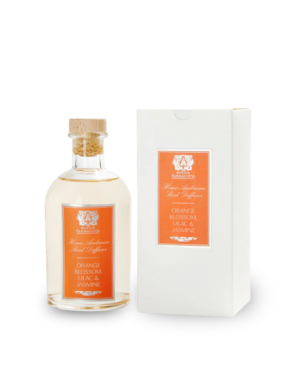 Antica Farmacista Orange Blossom, Lilac & Jasmine diffuser packaging