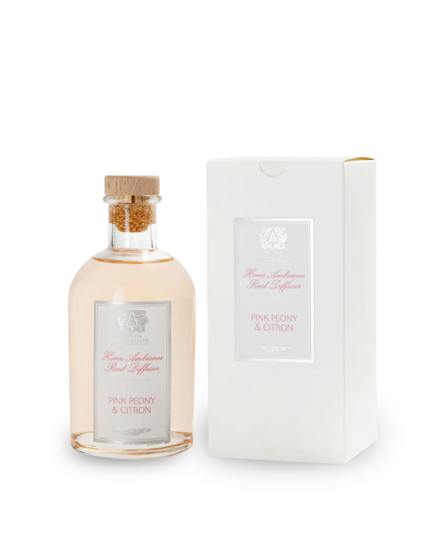 Antica Farmacista Pink Peony & Citron diffuser packaging