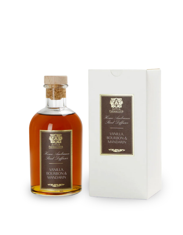 Antica Farmacista Vanilla, Bourbon & Mandarin diffuser packaging