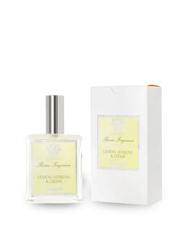 Antica Farmacista Lemon, Verbena & Cedar room spray packaging
