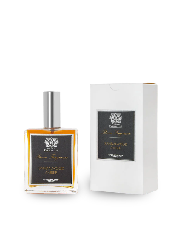 Antica Farmacista Sandalwood Amber room spray packaging